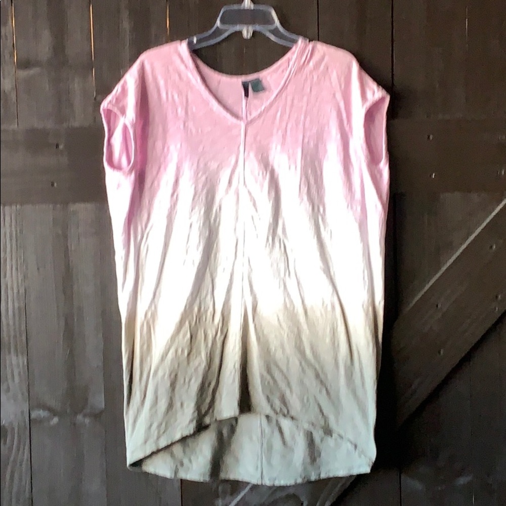 Anthropologie Left of Center Ombré Tee X Small